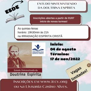 Inscries para o ESDE (2 Semestre de 2022)